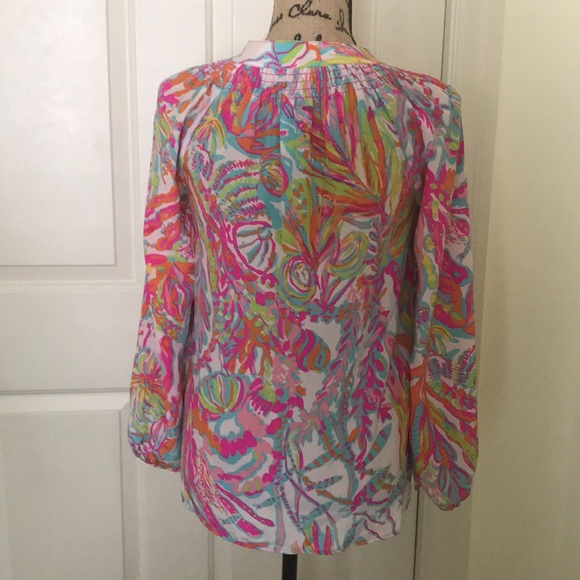 Lilly Pulitzer Elsa Top - Picture 3 of 5